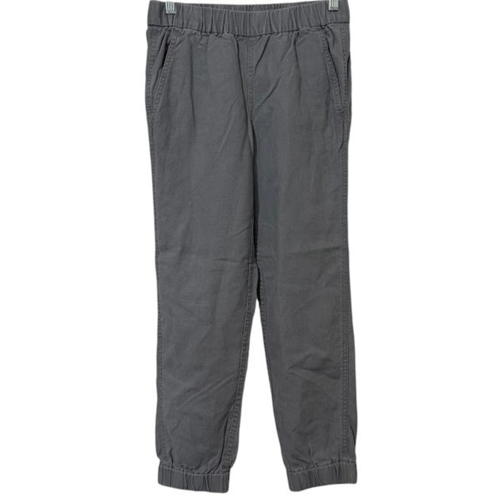 J. Crew Light Blue Gray Seaside Linen Blend Jogger Pants Womensโ 00